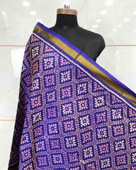 Blue Panchanda Patola Dupatta