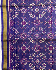 Purplish Blue Navratan Patola Dupatta