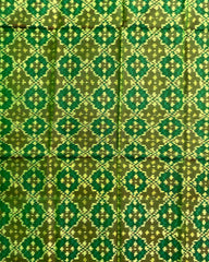 Green Buttonful Design Patola Dupatta