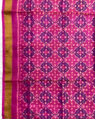 Pink Buttonful Design Patola Dupatta