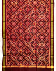 Maroon Manekchowk Patola Dupatta