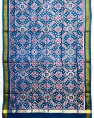 Sky Blue Manekchowk Patola Dupatta