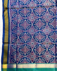 Sky Blue Solsitara Design Patola Dupatta