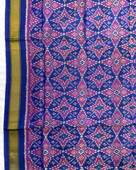 Blue Solsitara Design Patola Dupatta