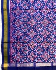 Blue Solsitara Design Patola Dupatta