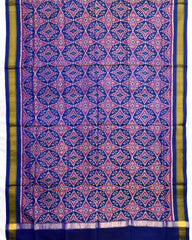 Blue Solsitara Design Patola Dupatta