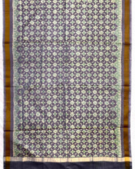 Onion Grey Buttonful Design Patola Dupatta