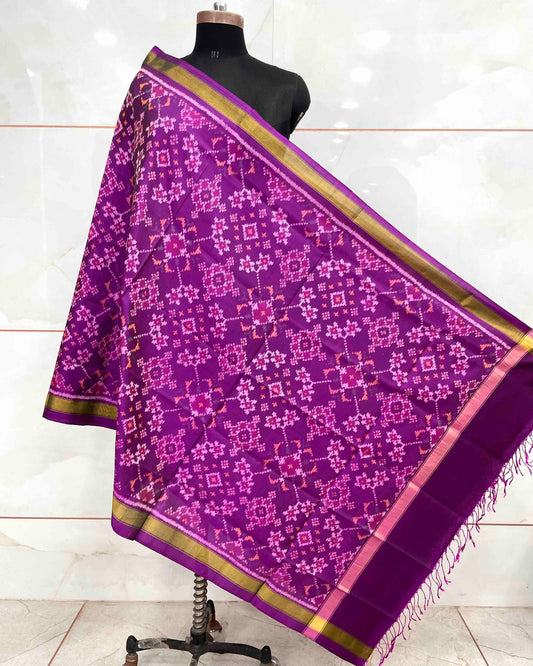 Purple Navratan Patola Dupatta