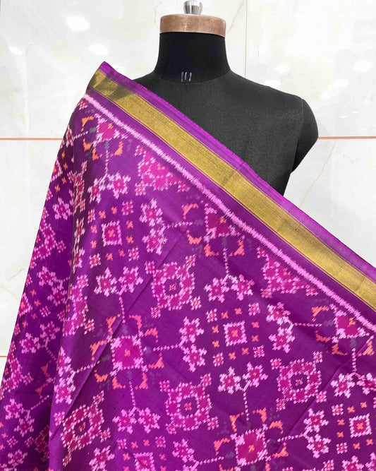 Purple Navratan Patola Dupatta