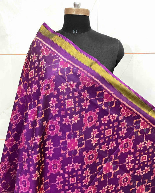 Purple Navratan Patola Dupatta