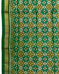 Green Buttonful Design Patola Dupatta