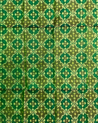 Green Buttonful Design Patola Dupatta