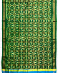 Green Buttonful Design Patola Dupatta