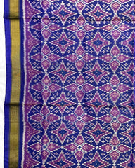 Blue Solsitara Design Patola Dupatta