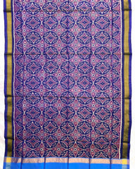 Blue Solsitara Design Patola Dupatta