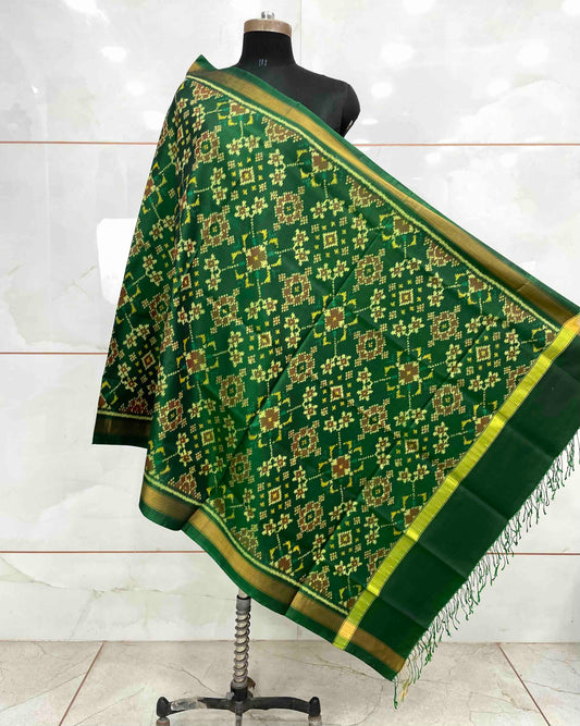 Green Navratan Patola Dupatta