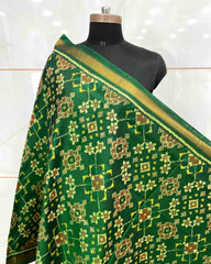 Green Navratan Patola Dupatta