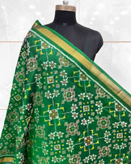 Green Navratan Patola Dupatta