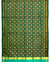 Green Buttonful Design Patola Dupatta