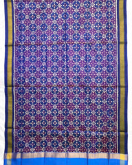 Blue Buttonful Design Patola Dupatta