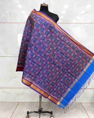 Purple Buttonful Design Patola Dupatta