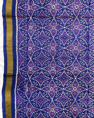 Blue Solsitara Design Patola Dupatta