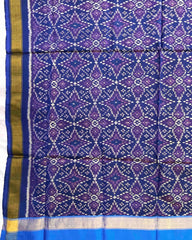 Blue Solsitara Design Patola Dupatta