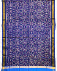 Blue Solsitara Design Patola Dupatta