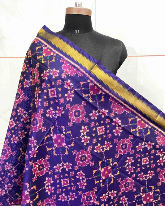 Purplish Blue Navratan Patola Dupatta