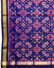 Purplish Blue Navratan Patola Dupatta