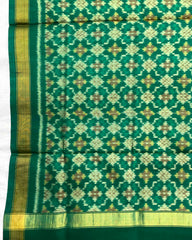 Rama Green Buttonful Design Patola Dupatta