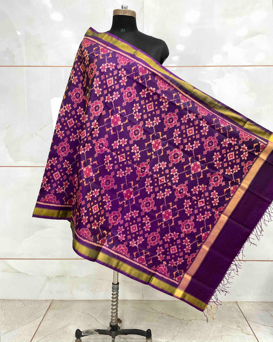 Purple Navratan Patola Dupatta