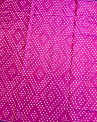 Purple & Pink Bandani Design Patola Saree