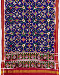 Red & Blue Navratan Patola Dupatta