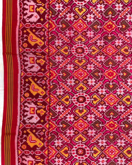 Red & Pink Manekchowk Patola Saree