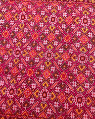 Red & Pink Manekchowk Patola Saree