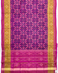 Pink & Purple Manekchowk Patola Saree