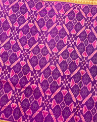 Pink & Purple Manekchowk Patola Saree