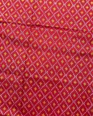 Red Booty Design Patola Saree