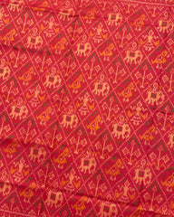 Red Narikunj Patola Saree