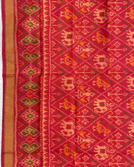 Red Narikunj Patola Saree