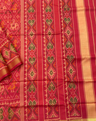 Red Narikunj Patola Saree