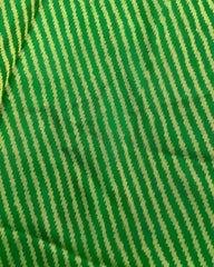 Pink & Green Lining Patola Saree