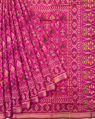 Pink Narikunj Patola Saree