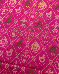 Pink Narikunj Patola Saree