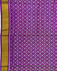 Purple Booty Design Patola Saree