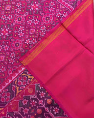 Pink Navratan Patola Saree