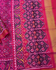 Pink Navratan Patola Saree