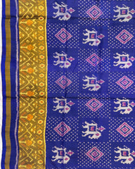 Blue Narikunj Patola Saree