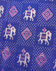 Blue Narikunj Patola Saree